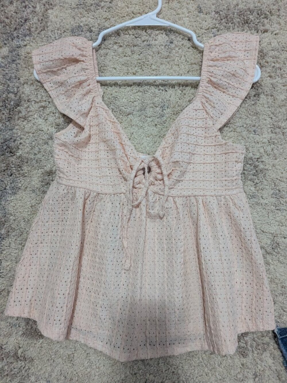 Light Pink Babydoll Top